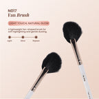 Acrylic Fan Brush N017