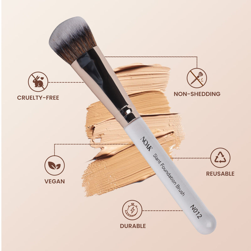 Acrylic Slant Foundation Brush N012